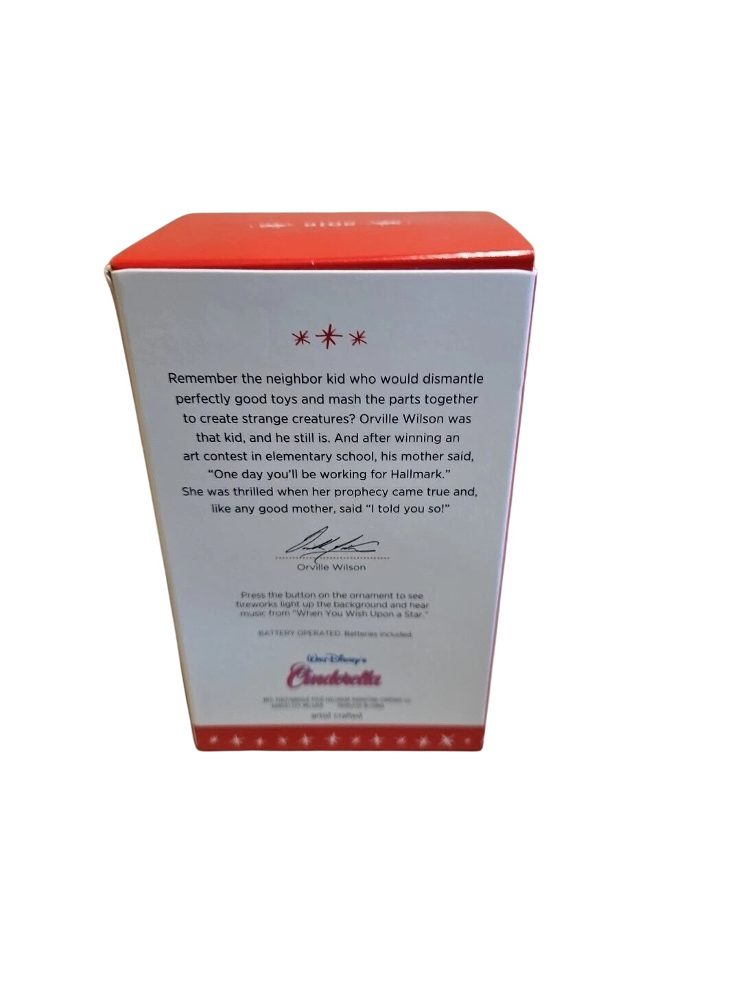 2016 Cinderella's Castle Hallmark Ornament (Disney) QXD6161