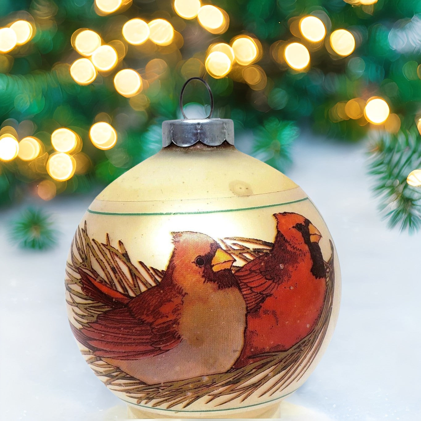 1976 Birds of Winter (Cardinal)