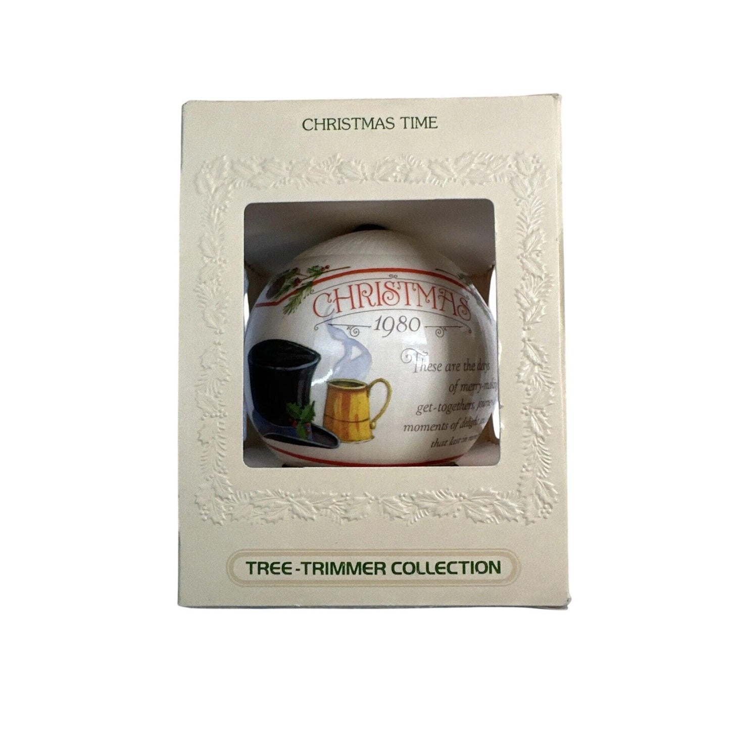 1980 Christmas Time Hallmark Ornament (Ball) QX2261