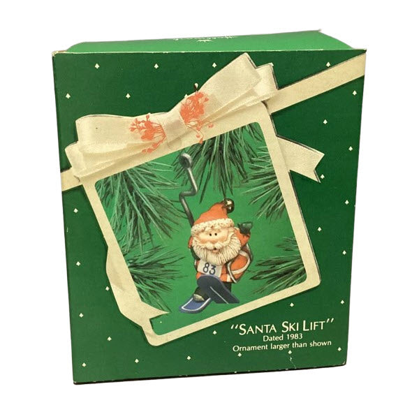1983 Santa Ski Lift Hallmark Ornament (Santa Claus) QX4187