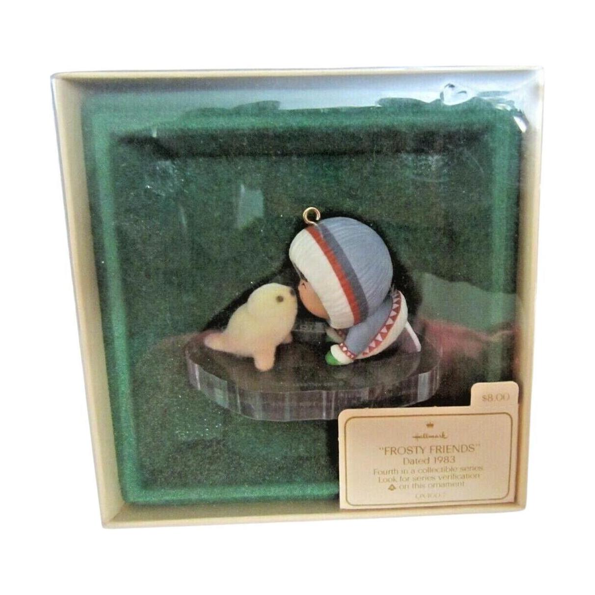 1983 White Seal Hallmark Ornament (Frosty Friends) qx4007
