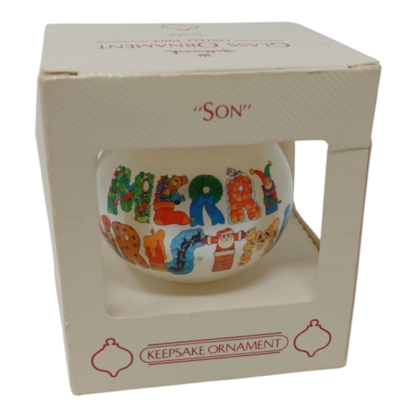 1984 Son Hallmark Ornament (Ball) QX2434