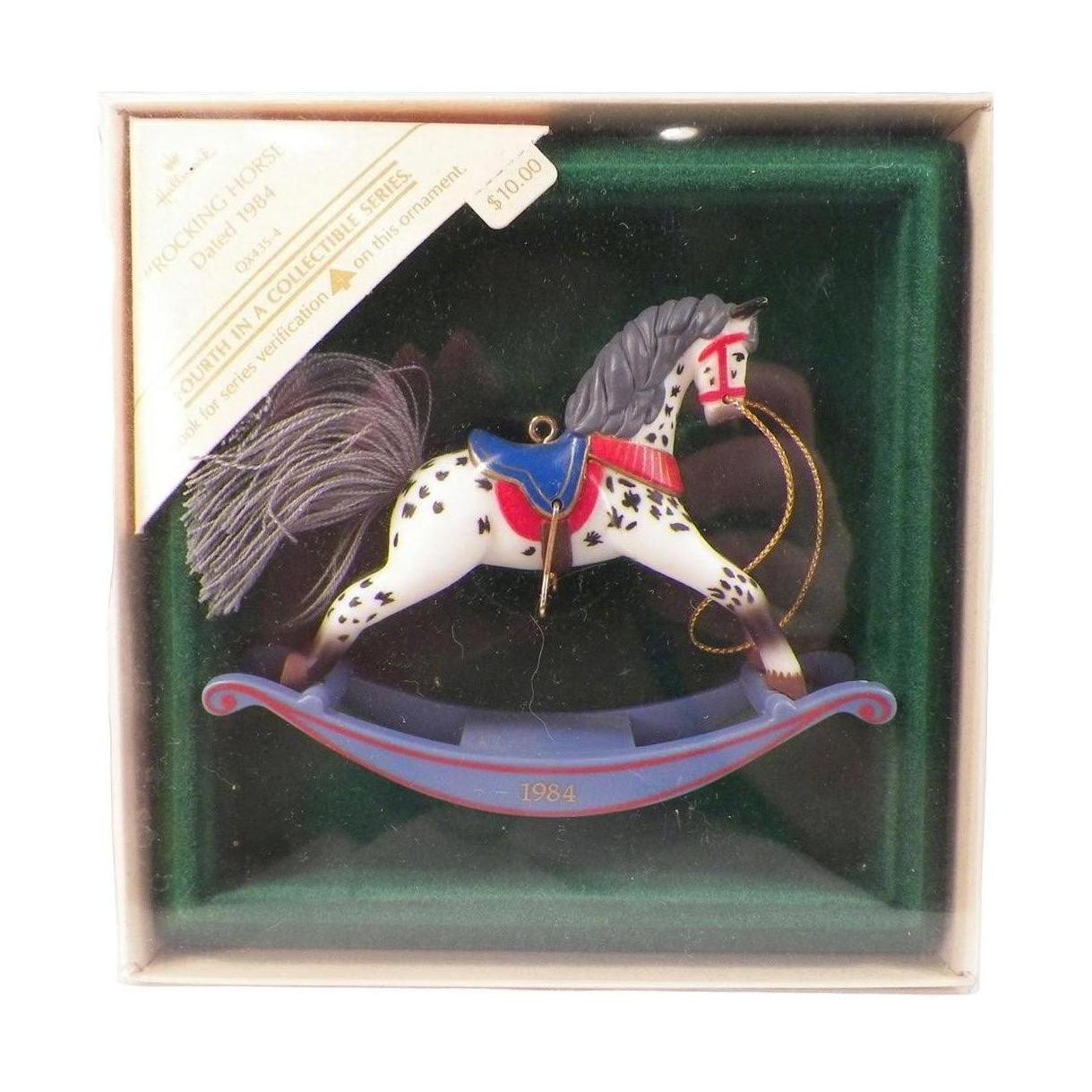 1984 Appaloosa Hallmark Ornament (Rocking Horse) QX4354