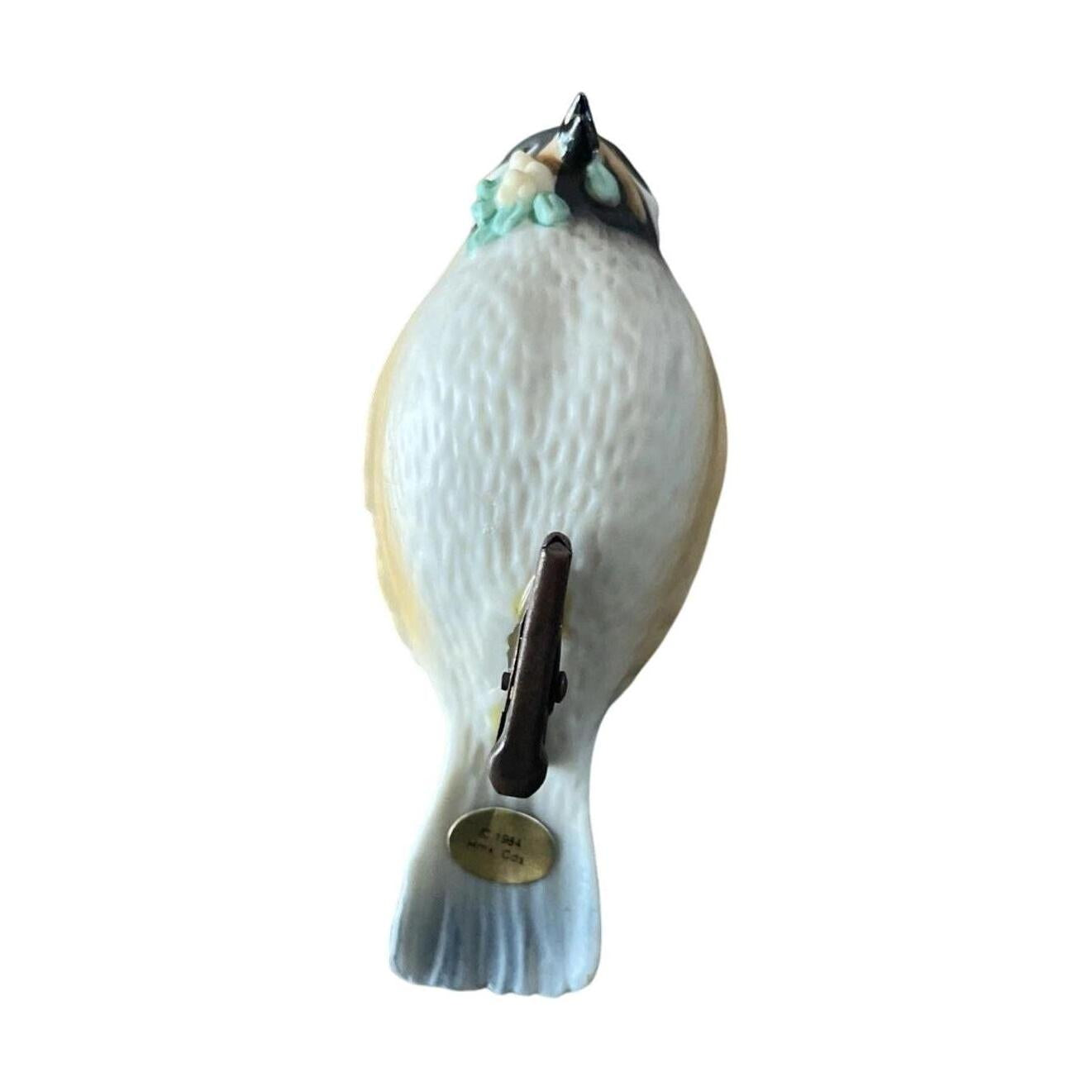 1984 Chickadee Hallmark Ornament (Porcelain Birds) QX4514