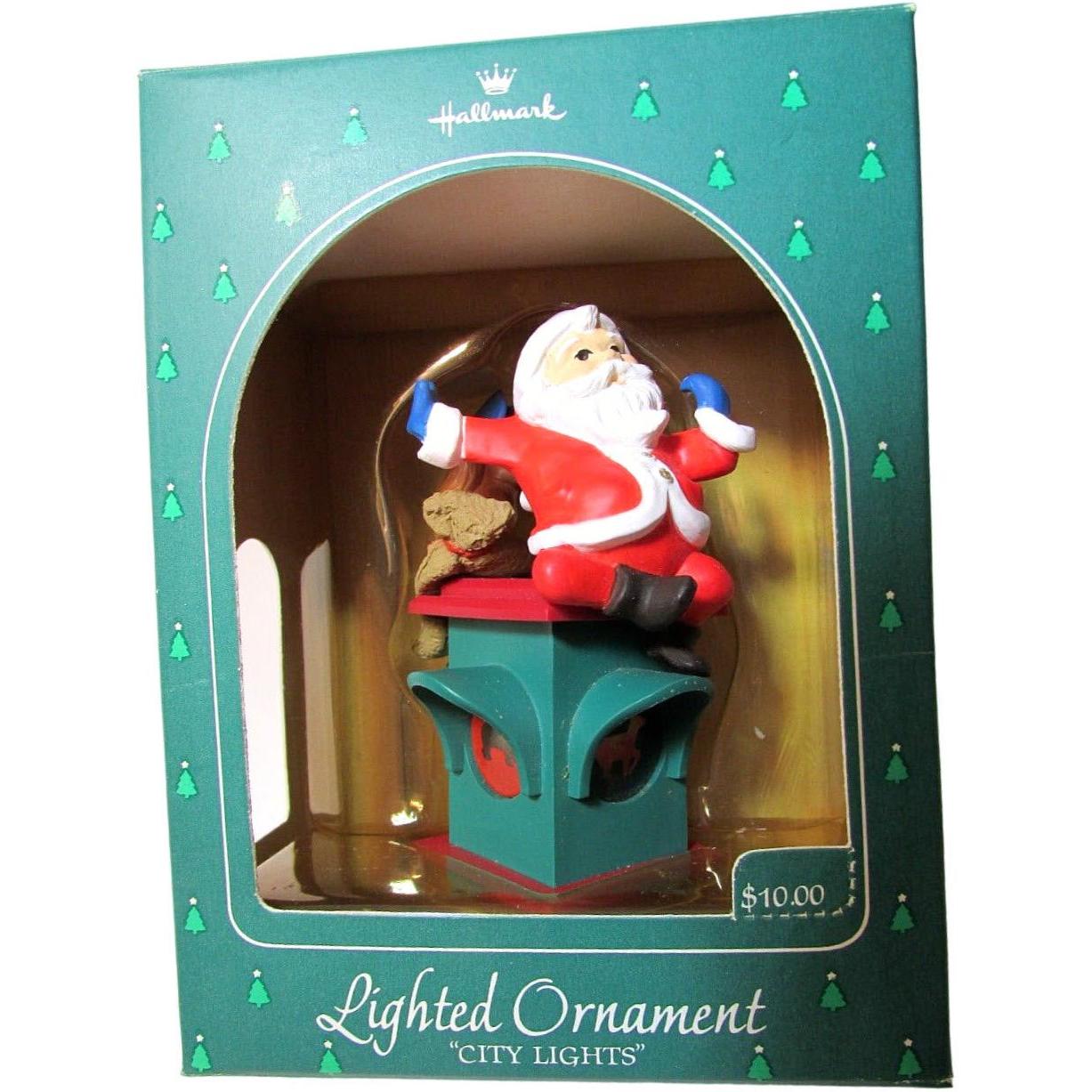 1984 City Light Hallmark Ornament (Santa Claus) QXL7014