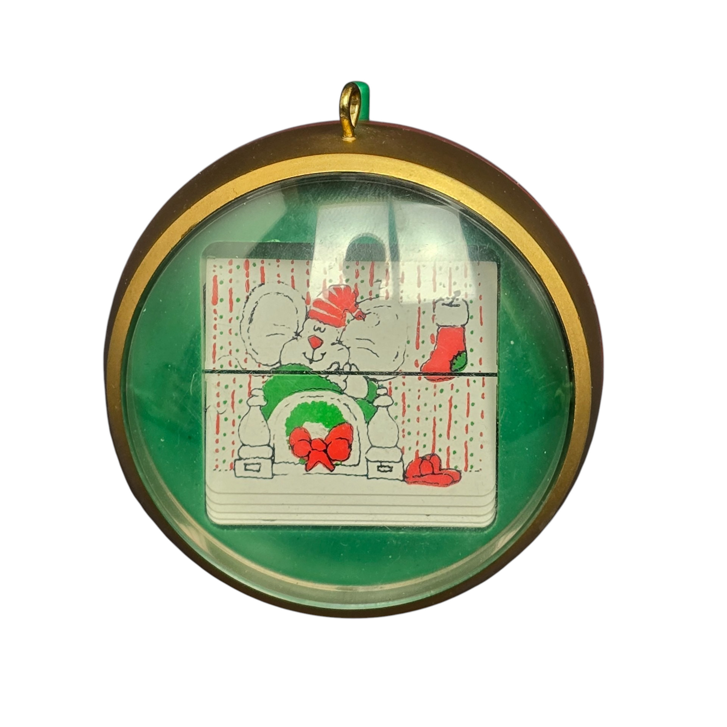 1984 The Night Before Christmas Scene-Flipper Hallmark Ornament (The Night Before Christmas) QX4494