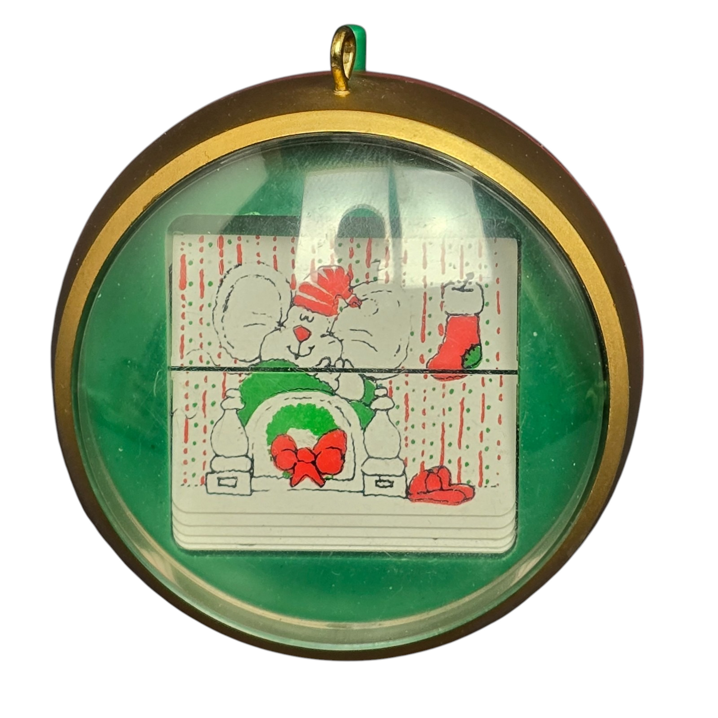 1984 The Night Before Christmas Scene-Flipper Hallmark Ornament (The Night Before Christmas) QX4494