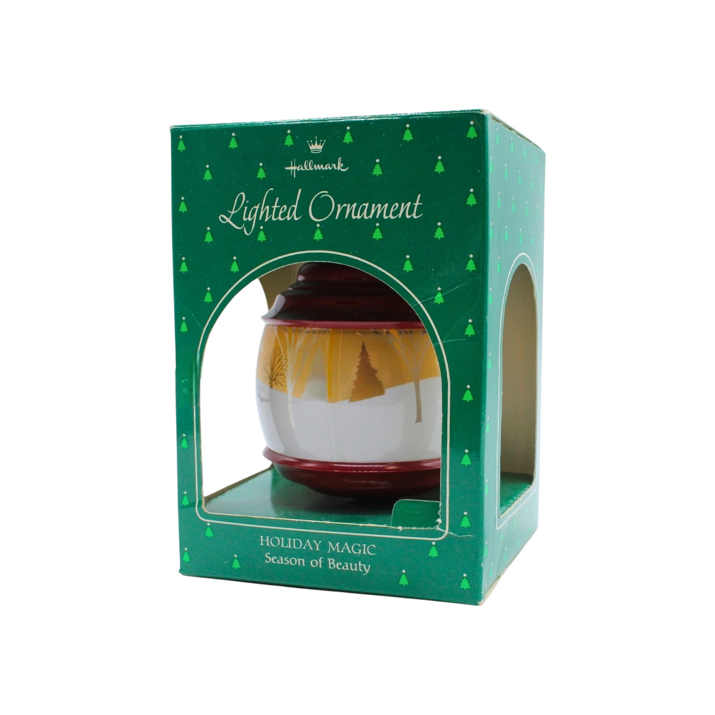 1985 Holiday Magic Season of Beauty Hallmark Ornament (Ball) QLX7122