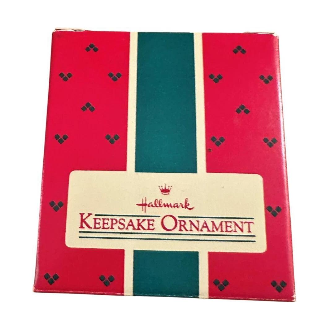 1985 Mouse Wagon Hallmark Ornament (Mouse) QX4762