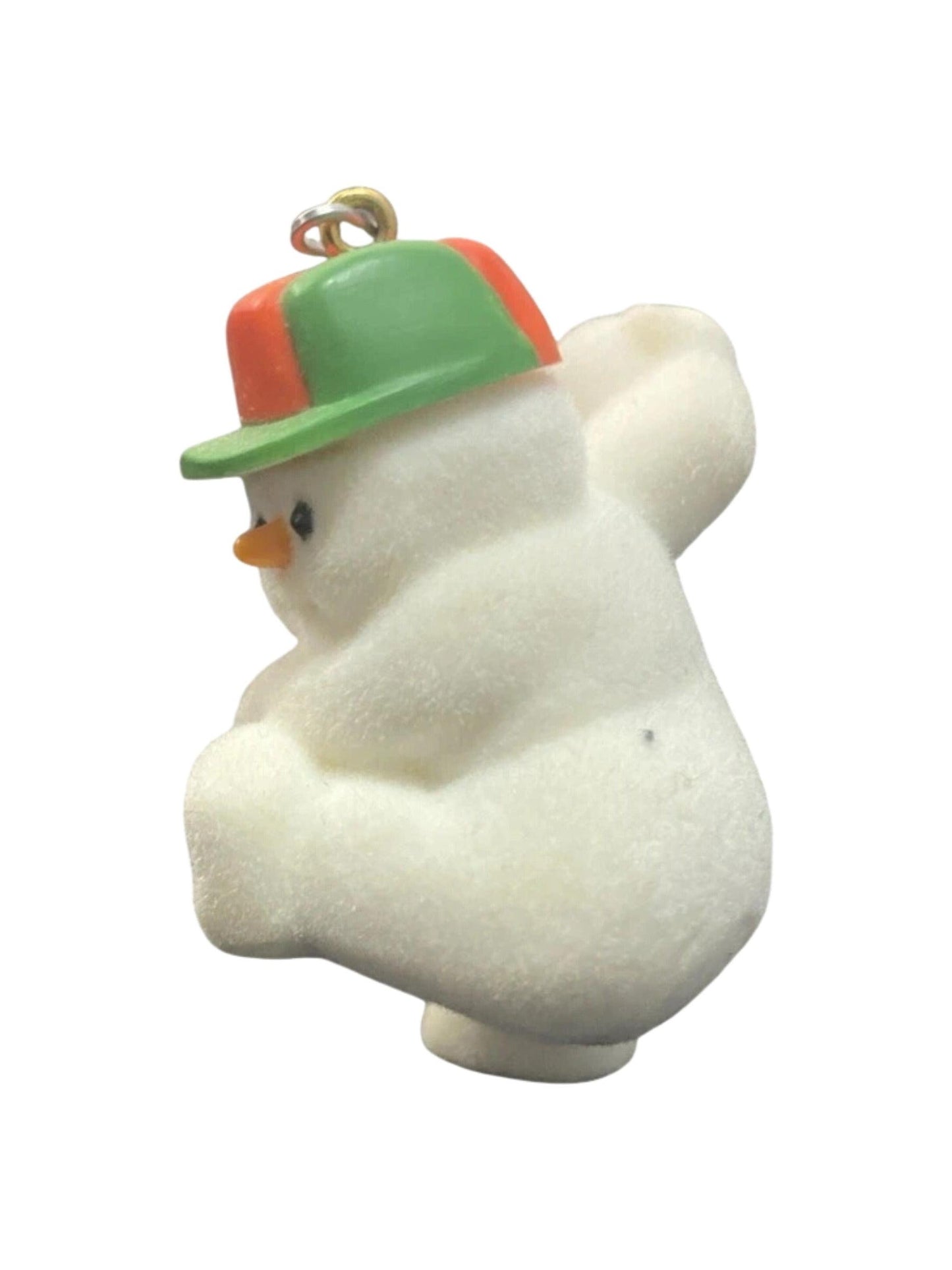 1985 Snow Pitching Snowman Hallmark Ornament (Snowmen) QX4702