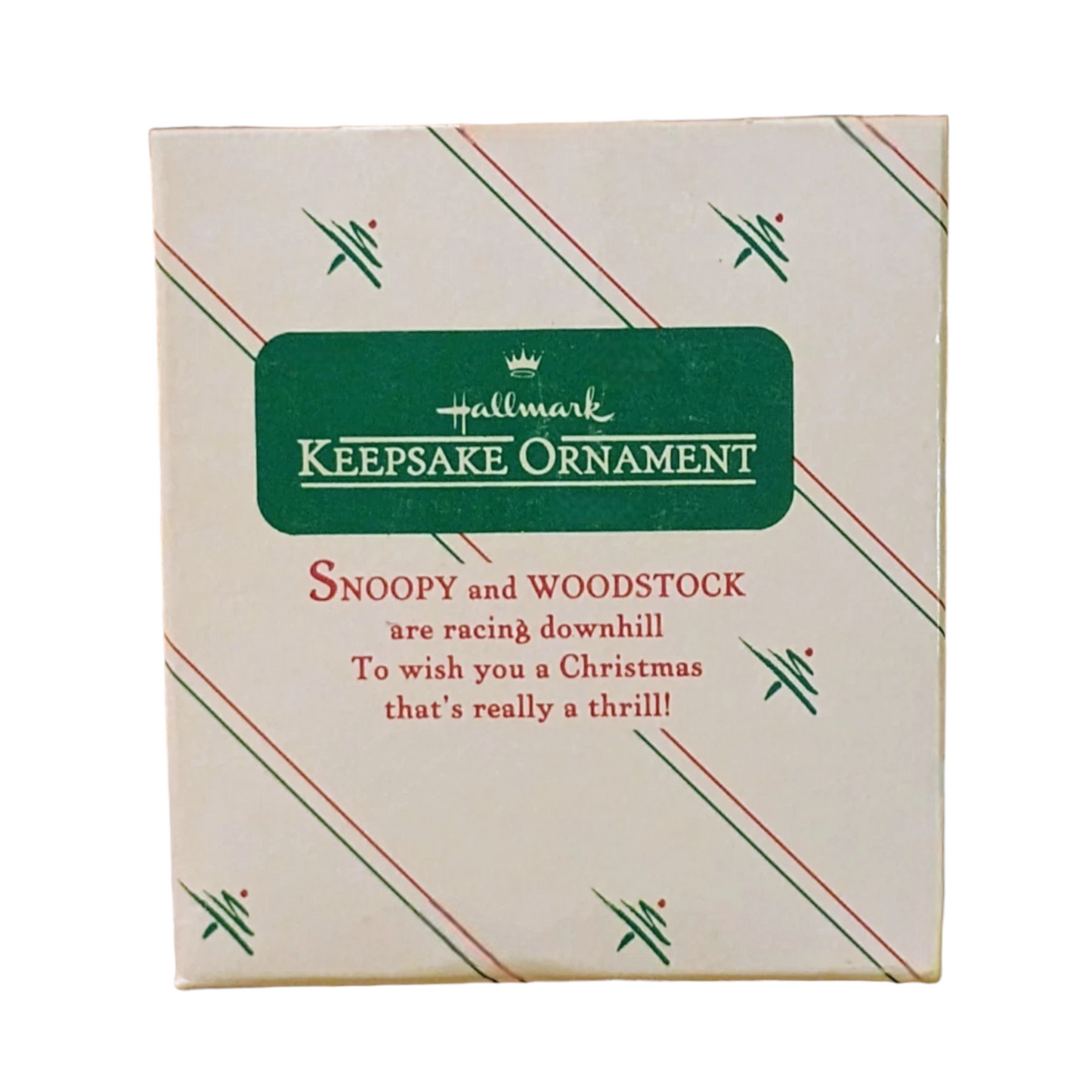 1986 Snoopy and Woodstock Hallmark Ornament (Peanuts) QX4346