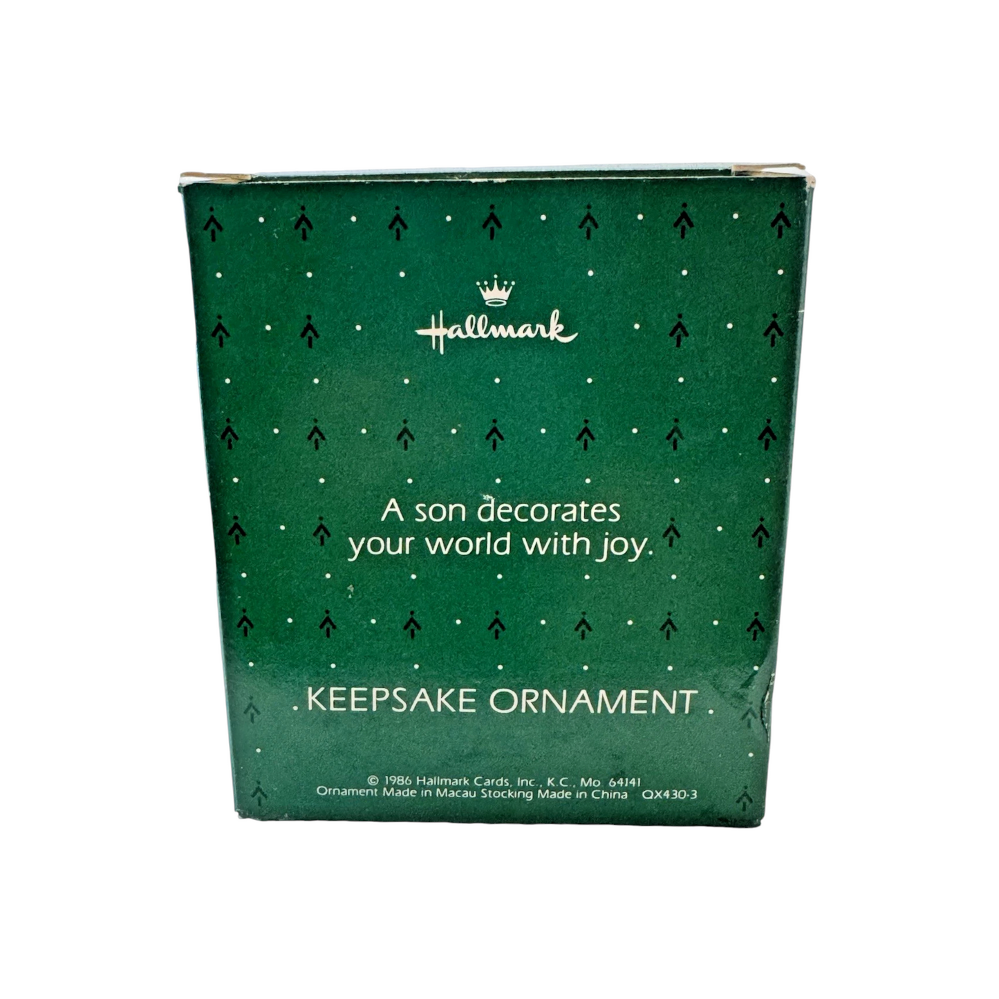 1986 Son - Handcrafted Ornament Hallmark Ornament (Family) QX4303