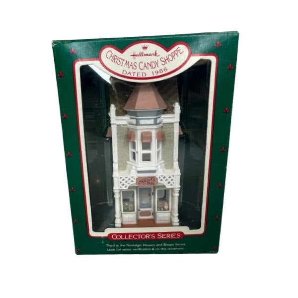 1986 Christmas Candy Shoppe Hallmark Ornament (Nostalgic Houses and Shops) QX4033