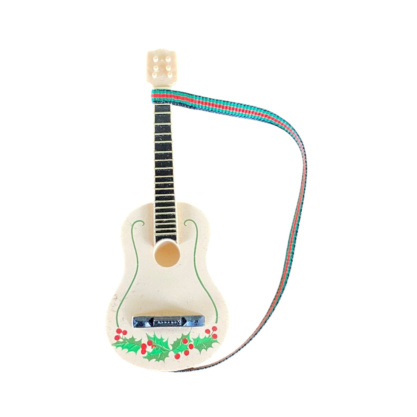 1986 Christmas Guitar Hallmark Ornament (Guitar) QX5126