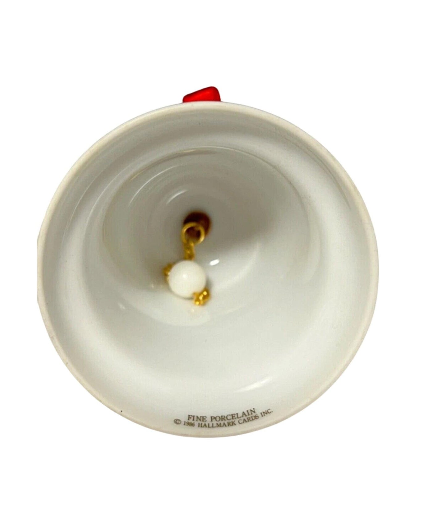1986 GrandParents Hallmark Ornament (Porcelain Bell) QX4323