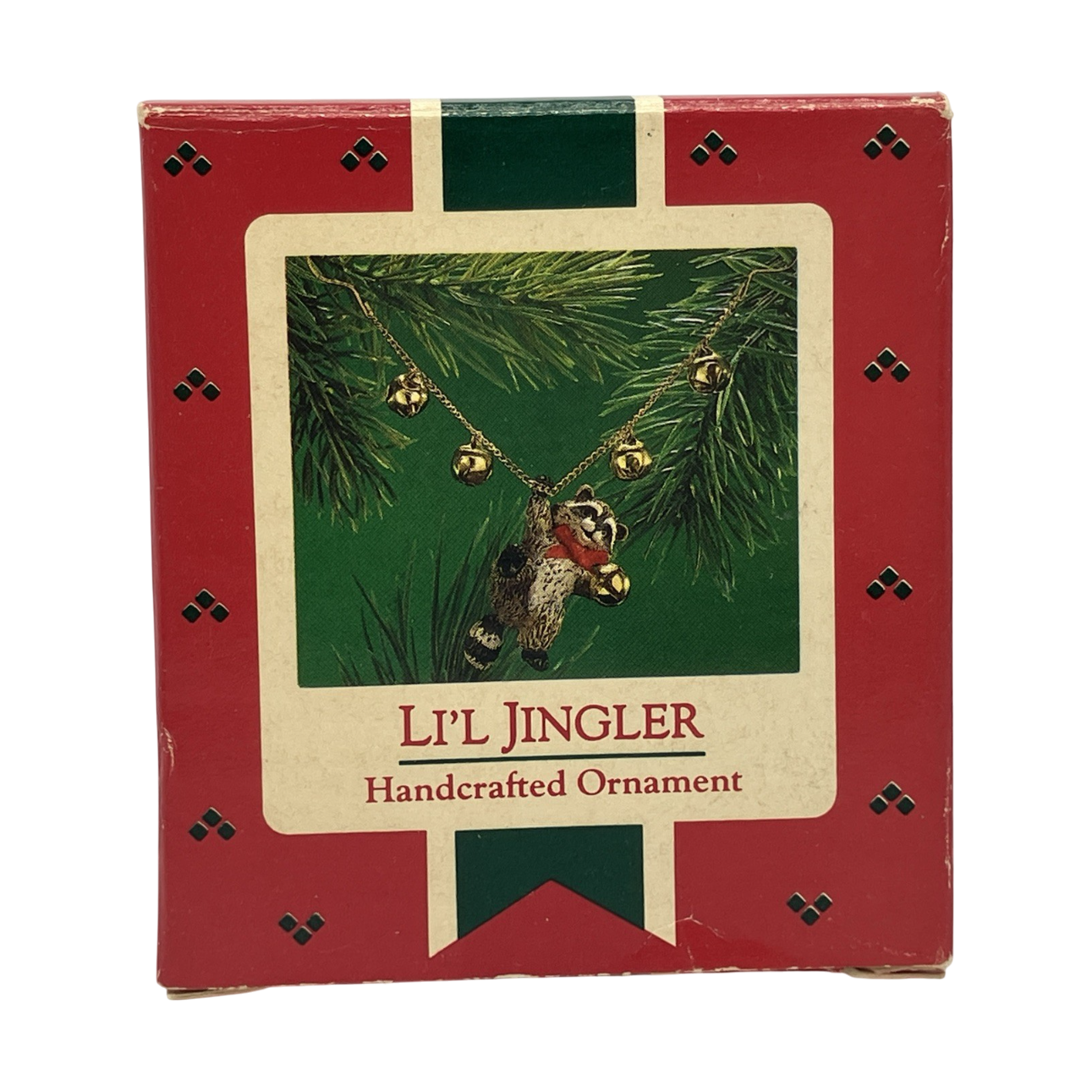 1986 Li'l Jingler Hallmark Ornament (Raccoon) QX4193