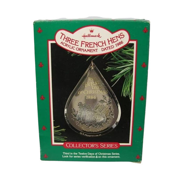1986 Three French Hens (Twelve Days of Christmas)