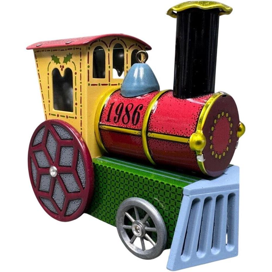 1986 Tin Locomotive Hallmark Ornament (Tin Locomotive) QX4036