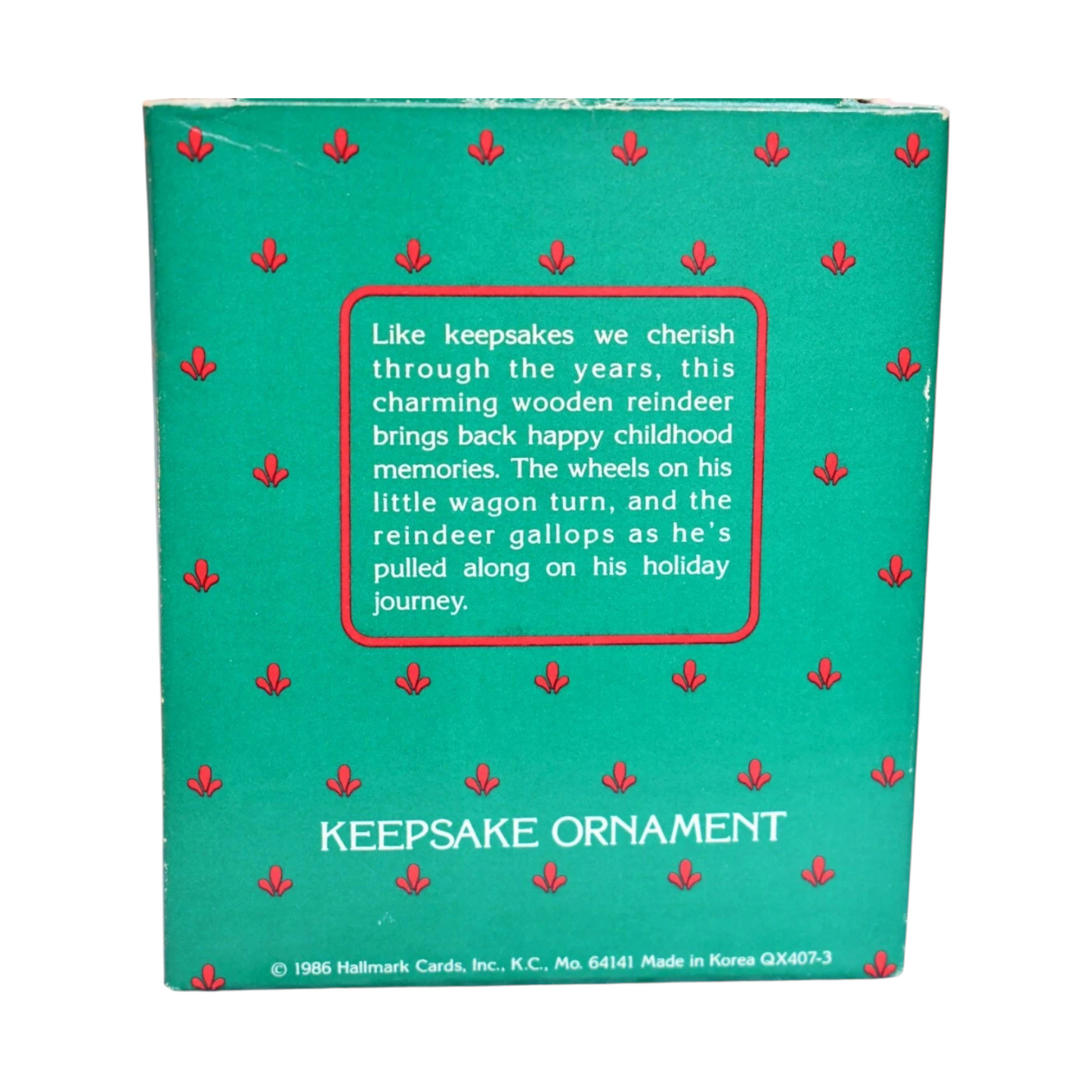 1986 Wooden Reindeer (Nostalgic Childhood)