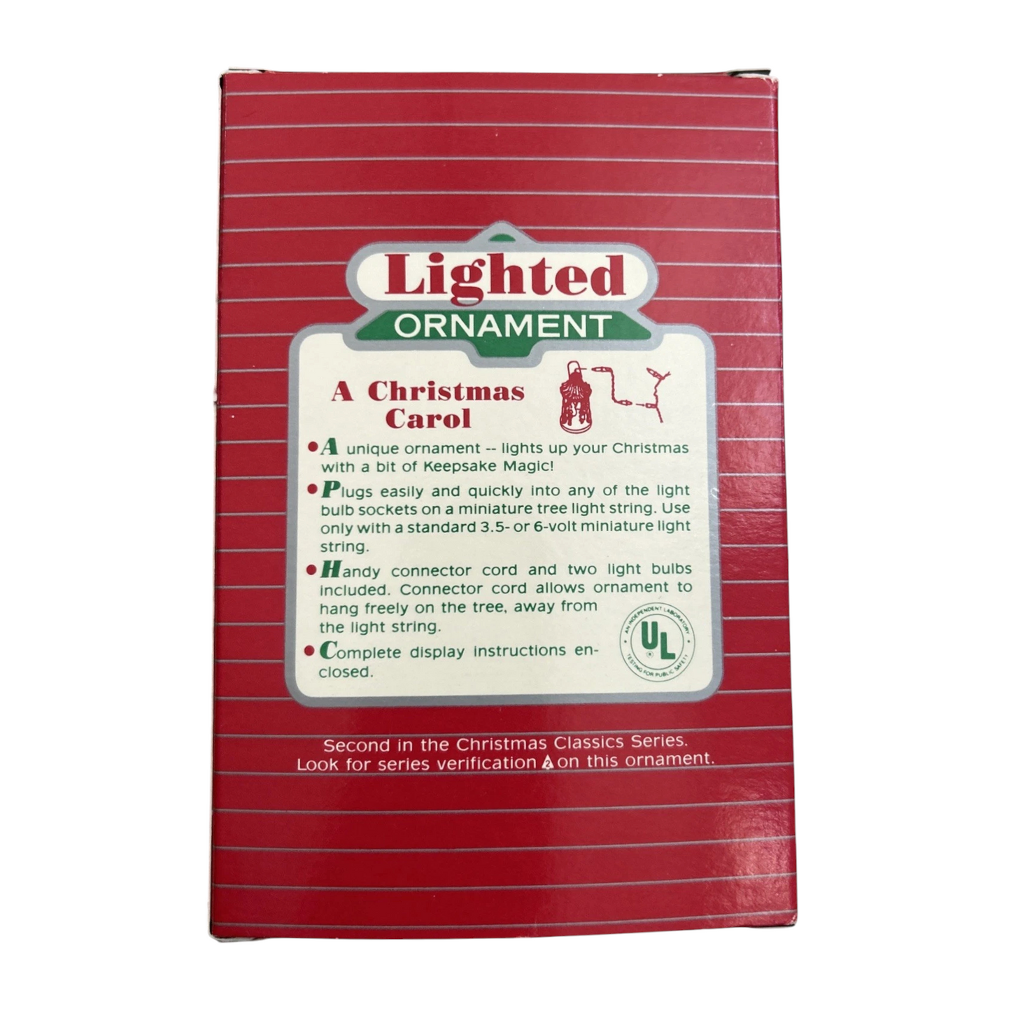 1987 A Christmas Carol Hallmark Ornament (Christmas Classics) QLX7029