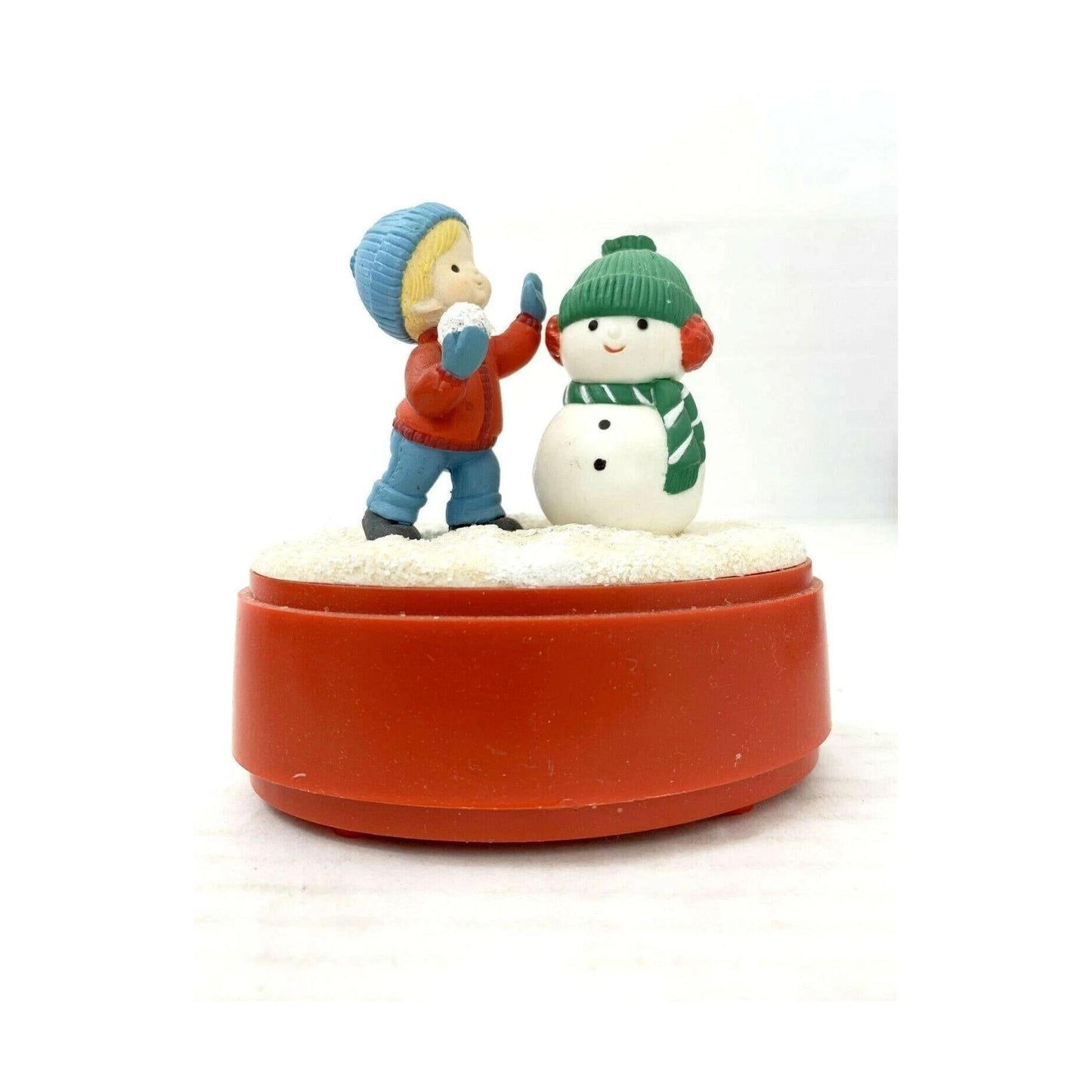 1987 Scooter Snowman - Country Cousins Enesco Ornament (Enesco) 556386 556386