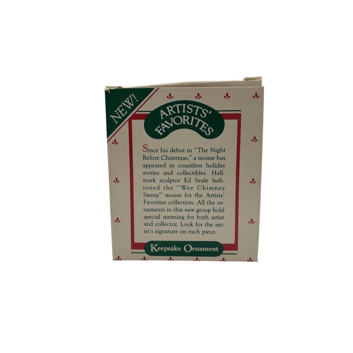 1987 Wee Chimney Sweep Hallmark Ornament (Mouse) QX4519