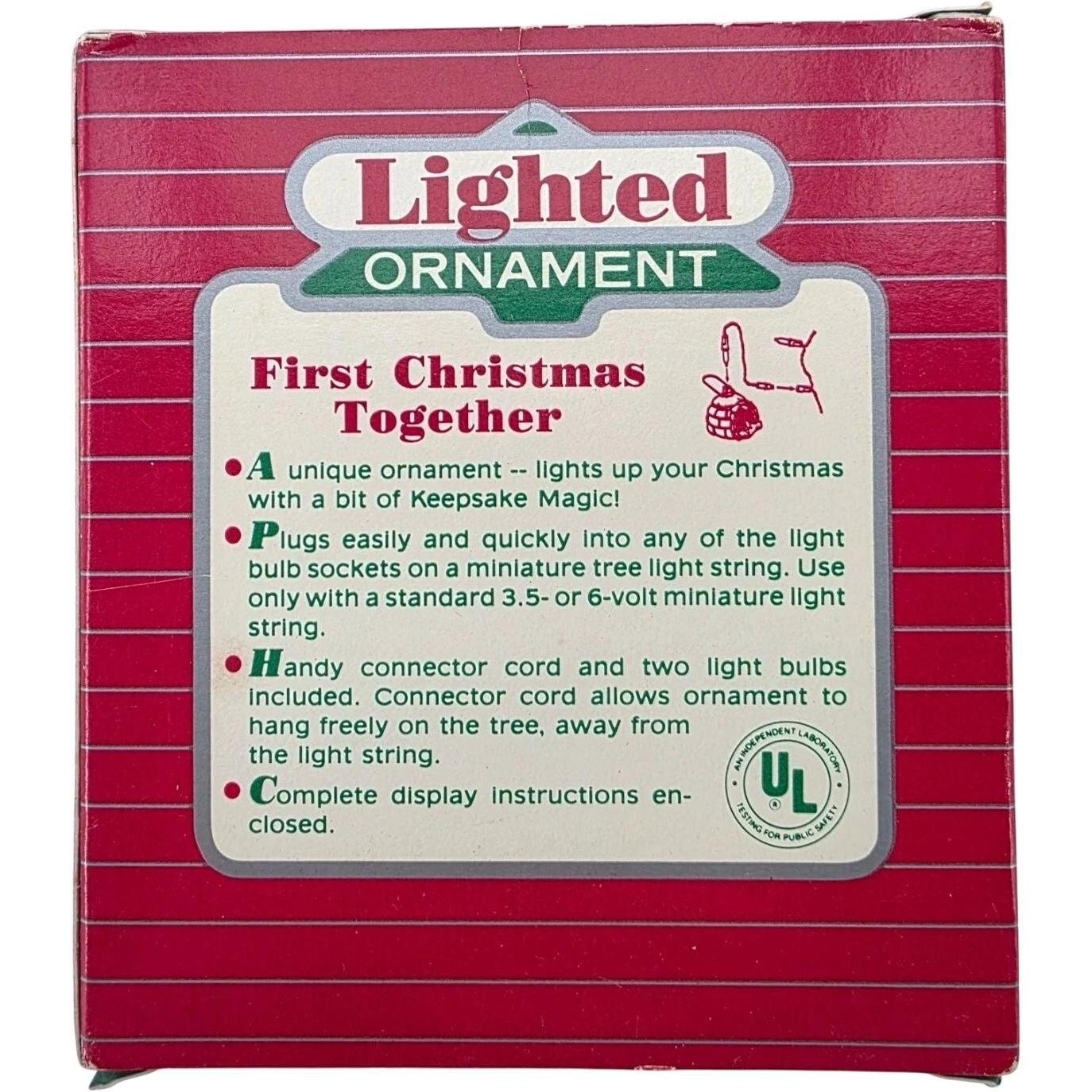 1987 First Christmas Together Hallmark Ornament (Polar Bear) QLX7087