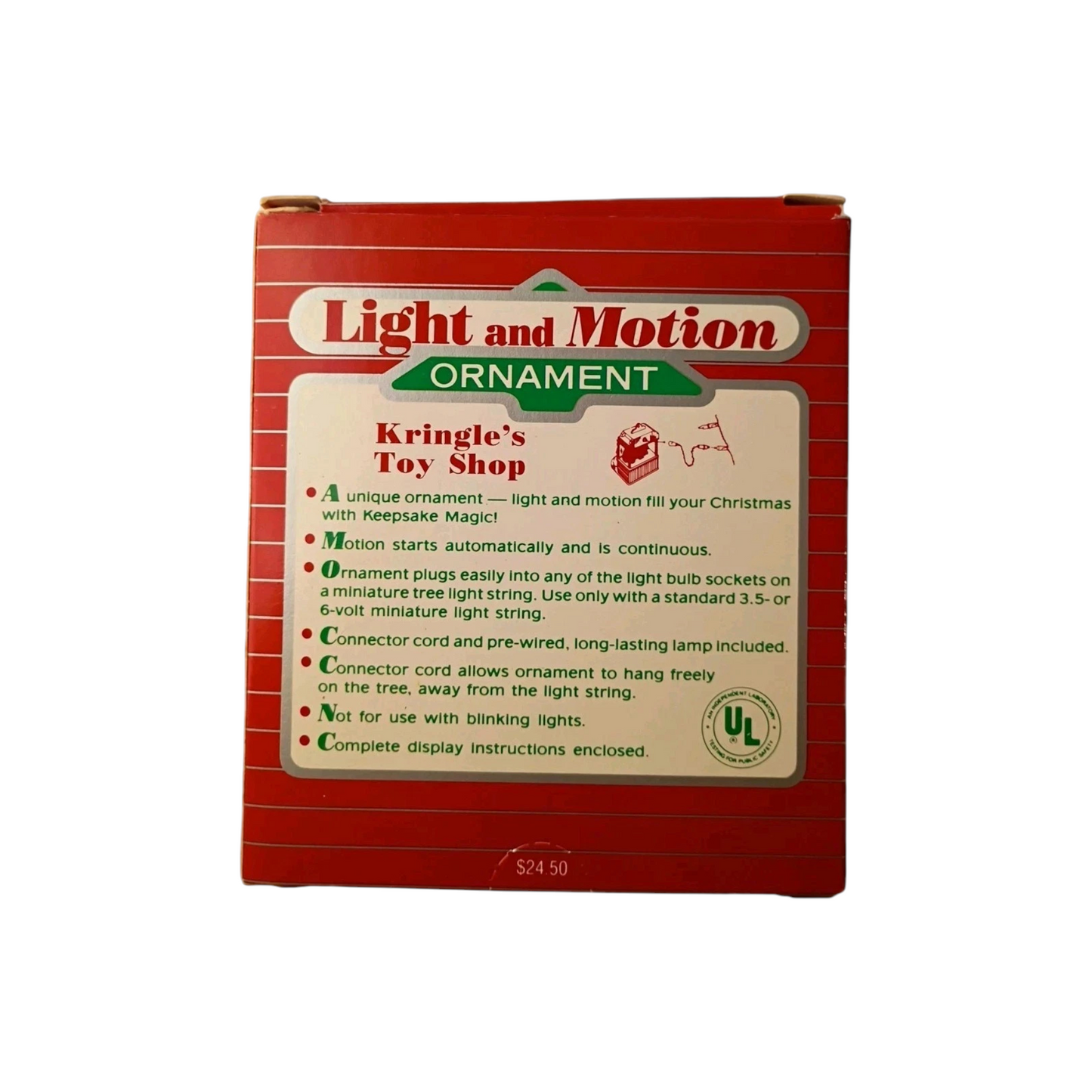 1987 Kringle's Toy Shop Hallmark Ornament (Christmas Window) QLX7017