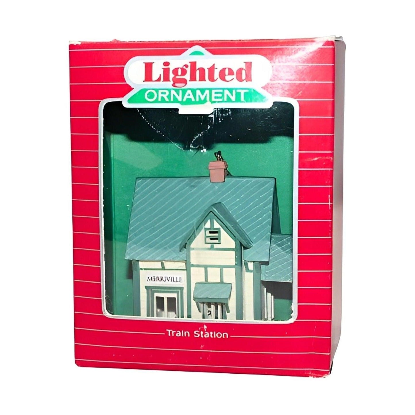 1987 Train Station Hallmark Ornament (Buildings & Houses) QLX7039