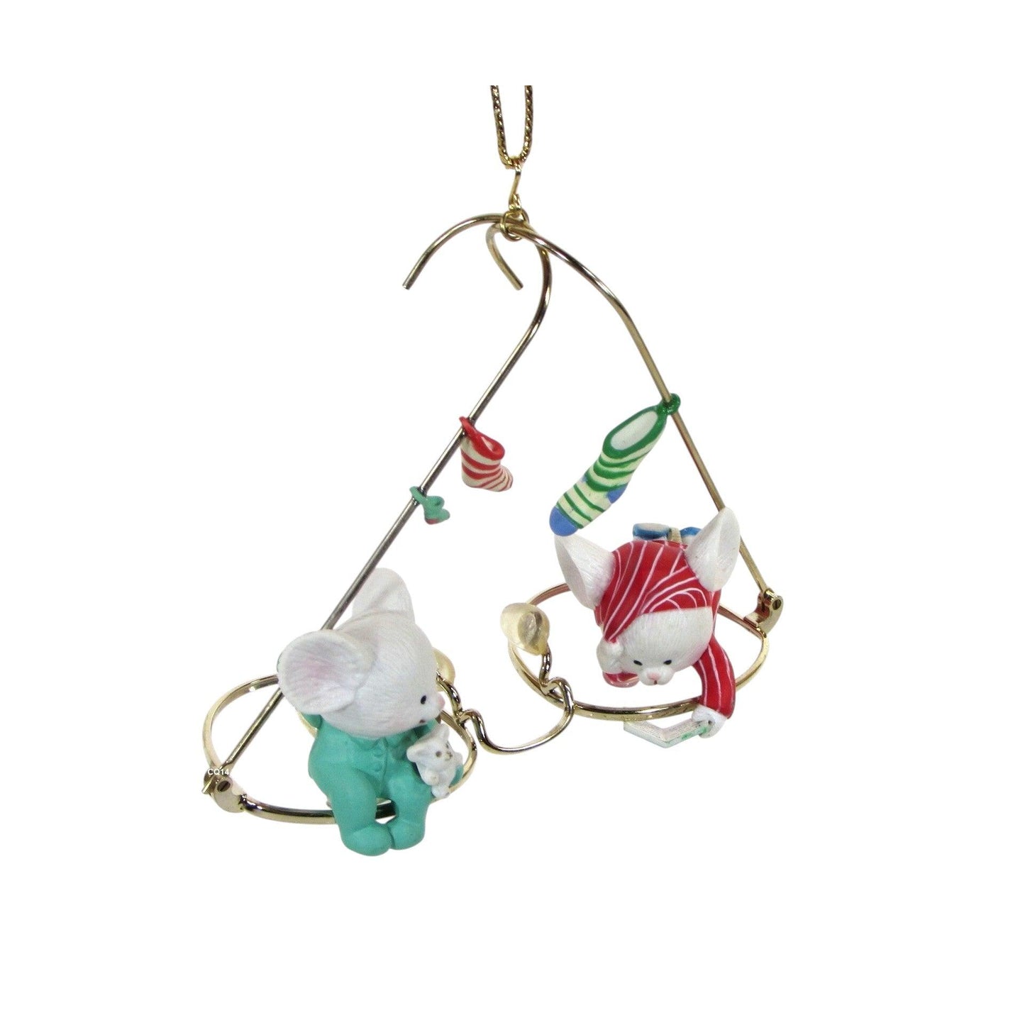 1988 An Eye on Christmas Enesco Ornament (Mouse) 554545