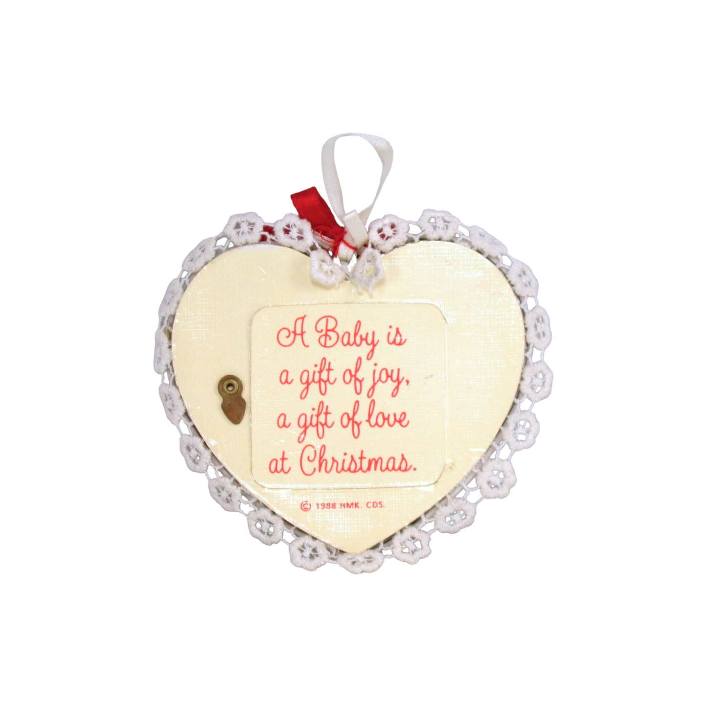 1988 Baby's First Christmas Hallmark Ornament (Photo Holder) QX4704