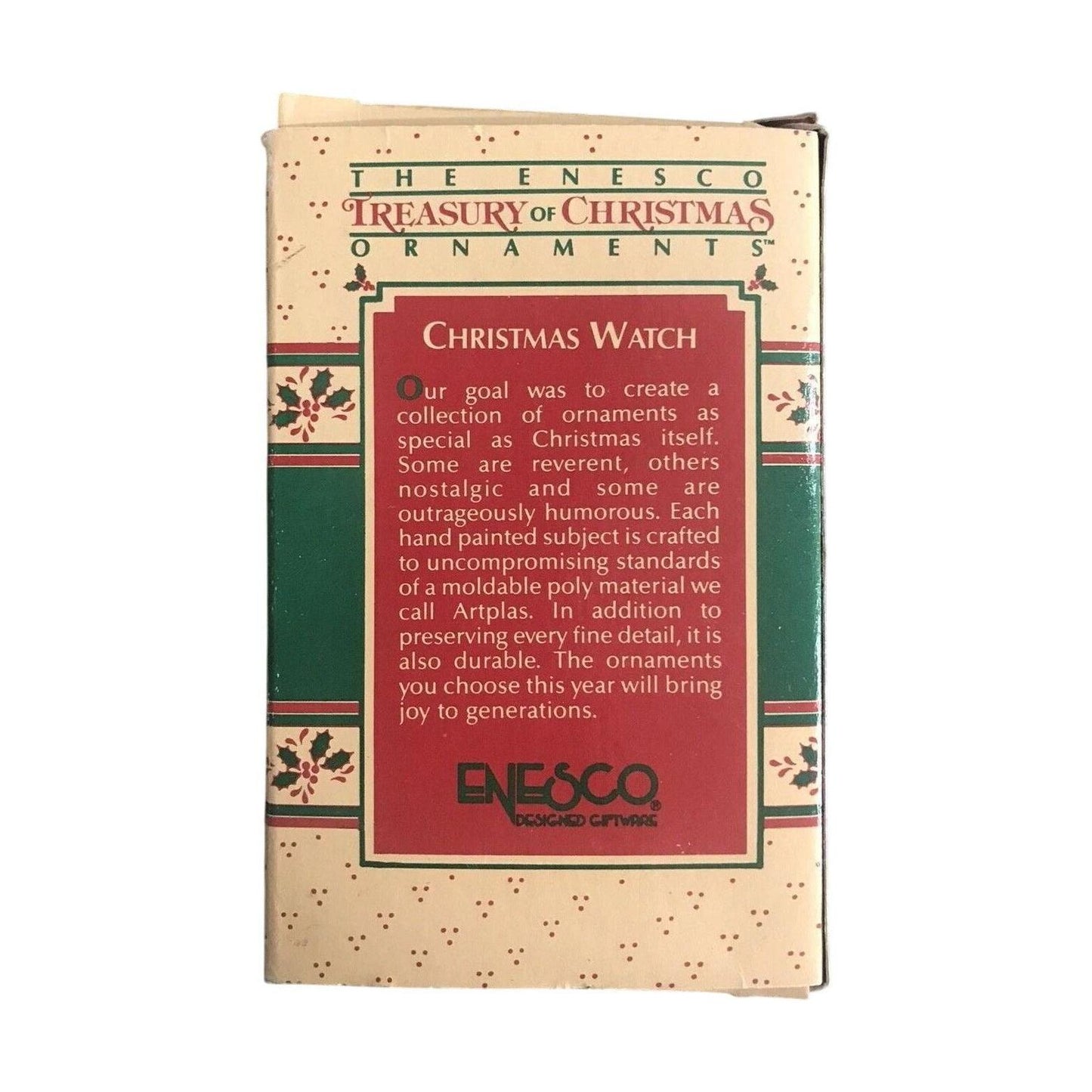 1988 Christmas Watch Enesco Ornament (Enesco) 558443