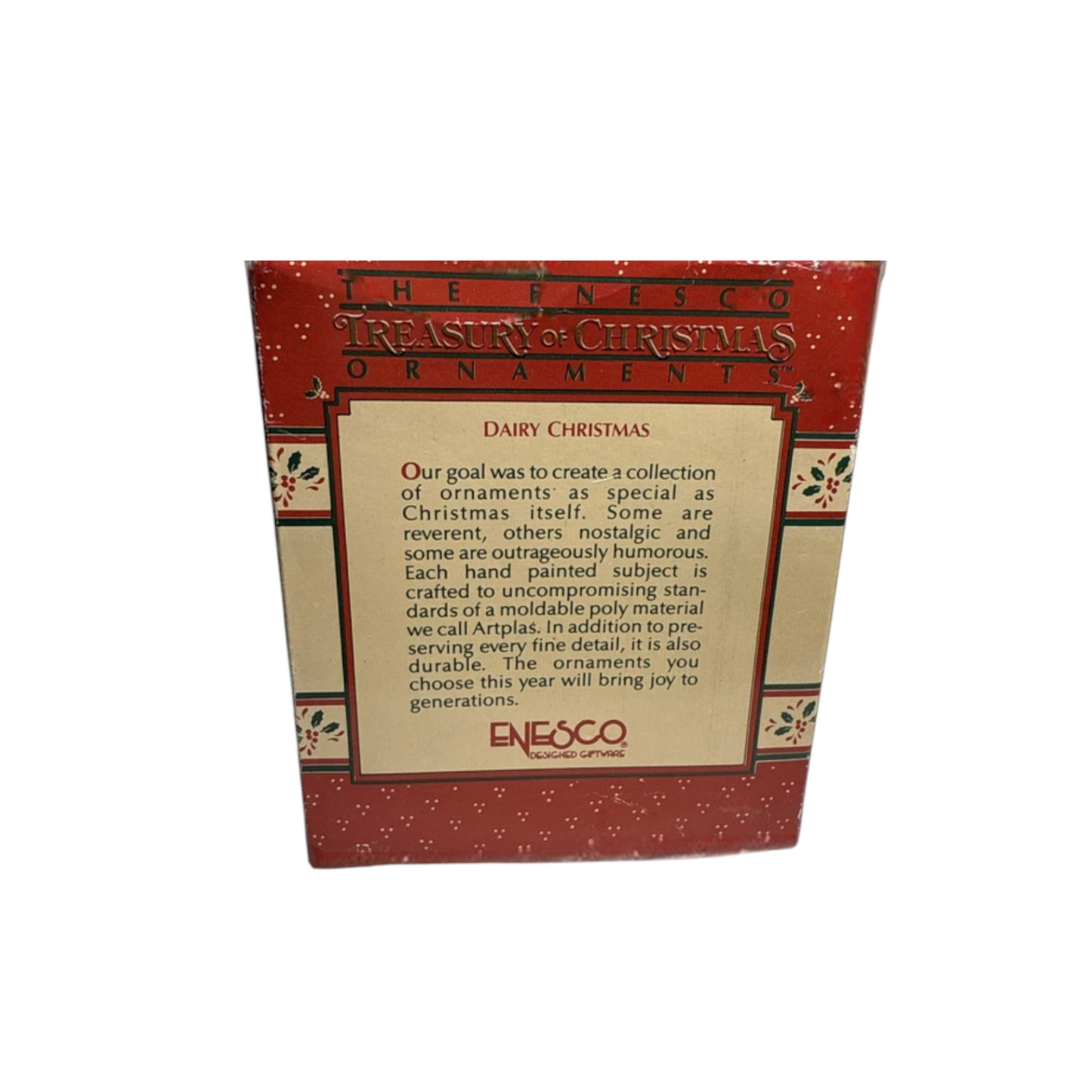 1988 Dairy Christmas Enesco Ornament (Enesco) 557501