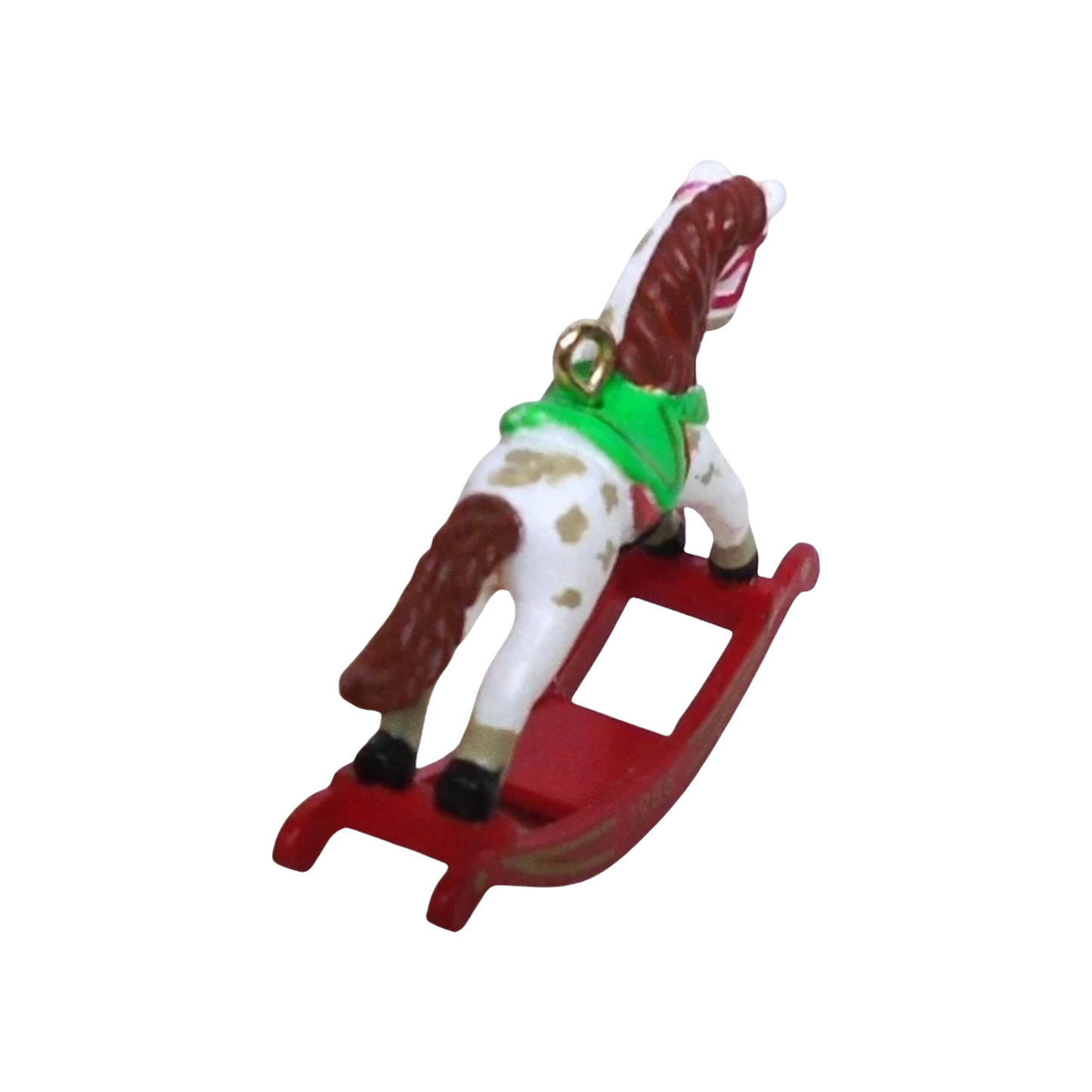 1988 Dappled - Red Rockers Hallmark Ornament (Miniature Rocking Horse) QXM5624