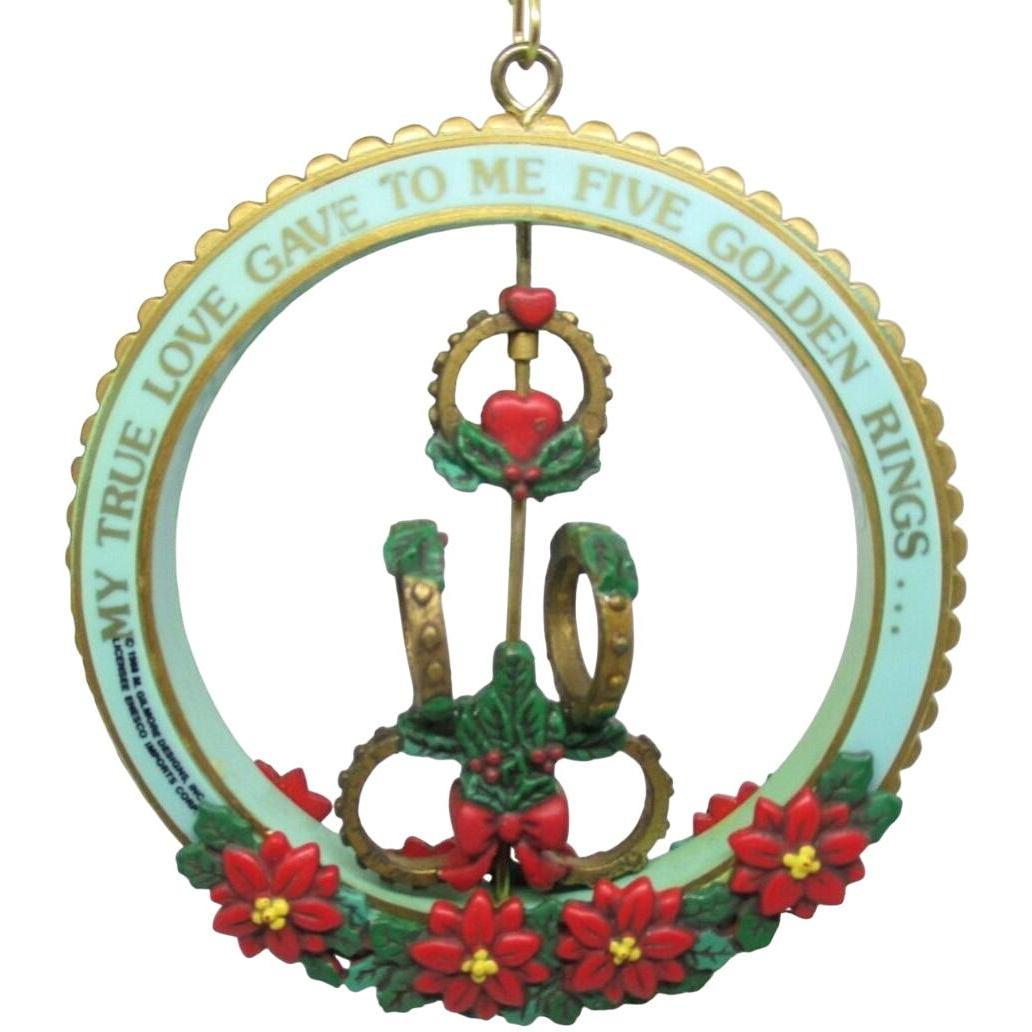 1988 Five Golden Rings - From The Twelve Days of Christmas (Enesco)
