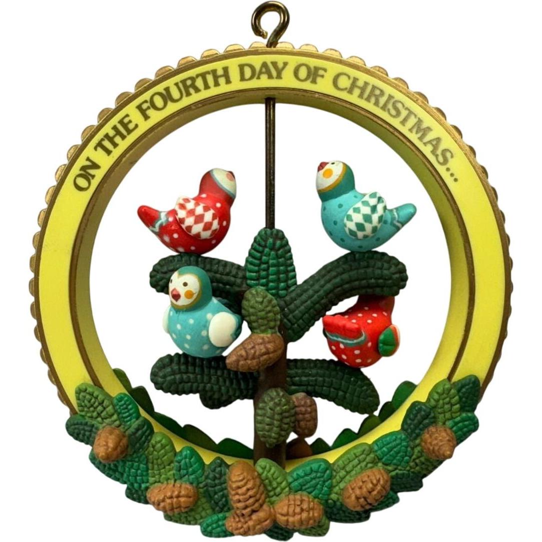 1988 Four Calling Birds - From The Twelve Days of Christmas Enesco Ornament (Enesco) 556459 Image8