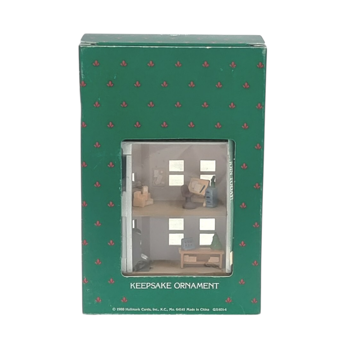 1988 Hall Bro's Card Shop Hallmark Ornament (Nostalgic Houses and Shops) QX4014