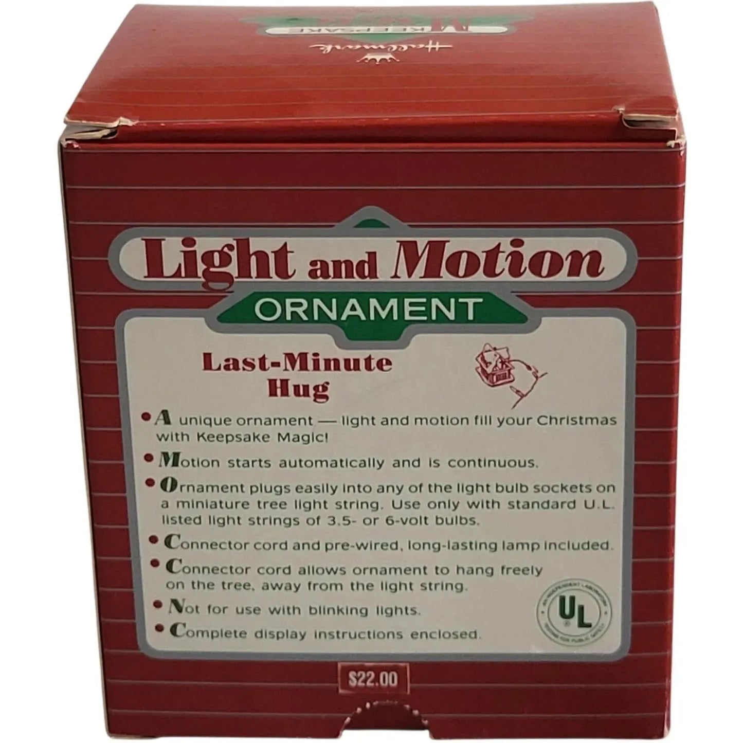 1988 Last-Minute Hug Hallmark Ornament (Mrs. Claus) QLX7181