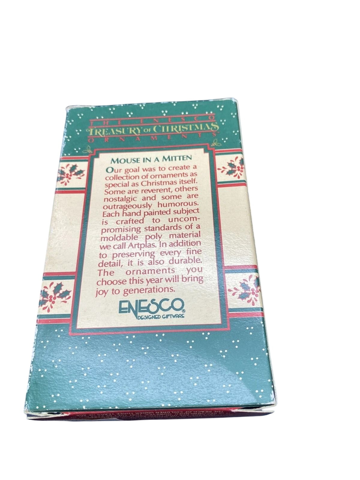 1988 Mouse in a Mitten (Enesco)