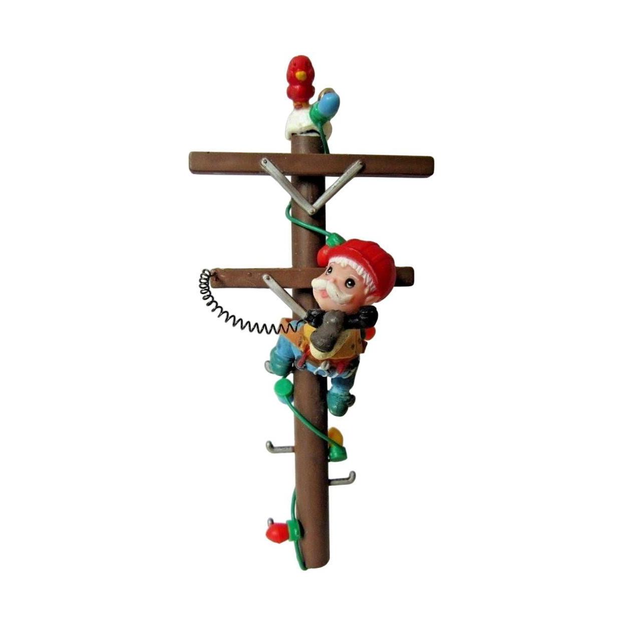 1988 North Pole Lineman Enesco Ornament (Enesco) 558834