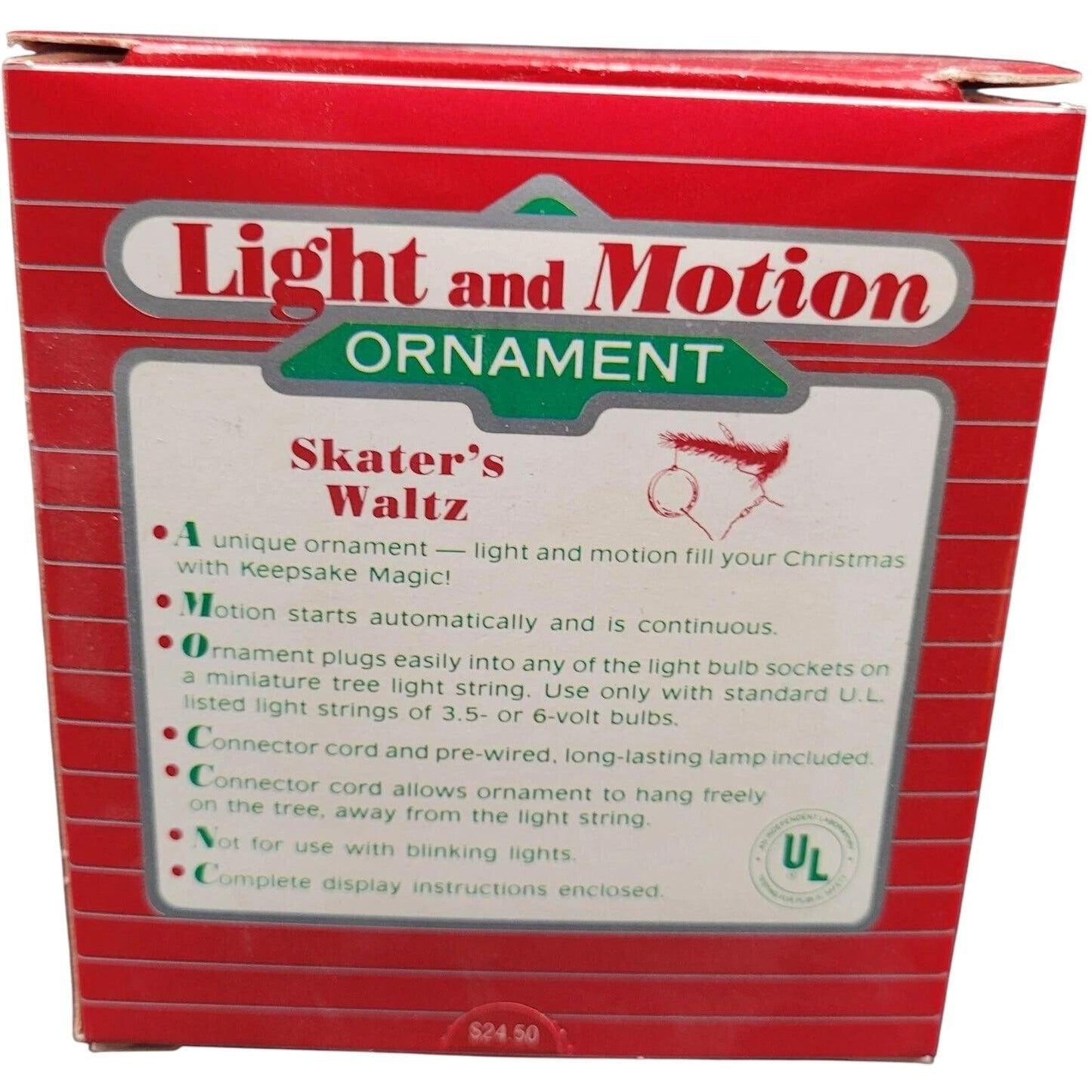 1988 Skater's Waltz Hallmark Ornament (Skate) QLX7201