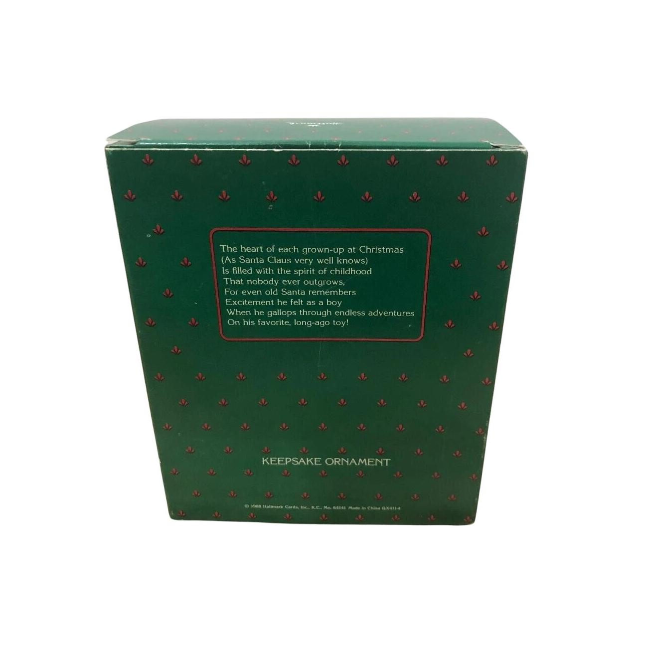 1988 The Wonderful Santacycle Hallmark Ornament (Santa Claus) QX4114