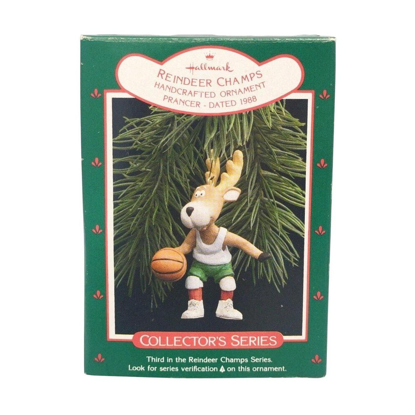 1988 Prancer Hallmark Ornament (Reindeer Champs) QX4051