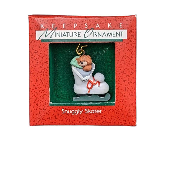 1988 Snuggly Skater Hallmark Ornament (Skate) QXM5714