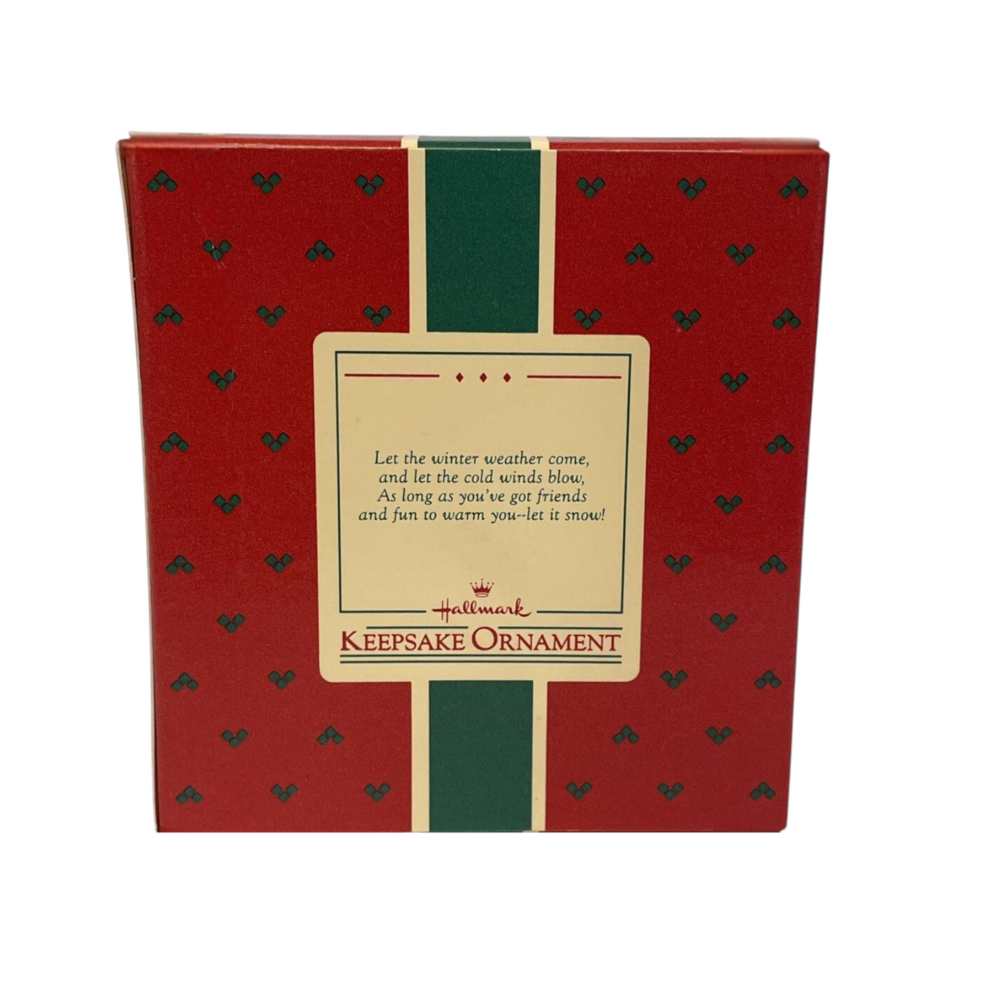 1988 Winter Fun Hallmark Ornament (Sled) QX4781