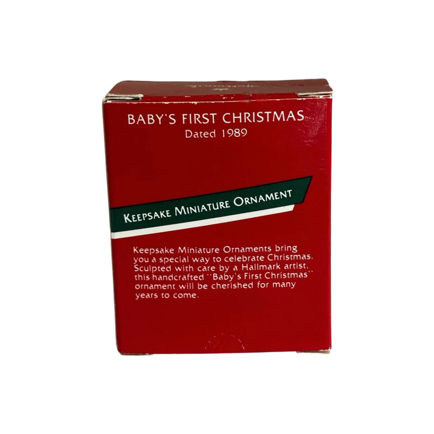 1989 Baby's First ChristmasQXM573-2 Hallmark Ornament (Baby's First Christmas) QXM5732