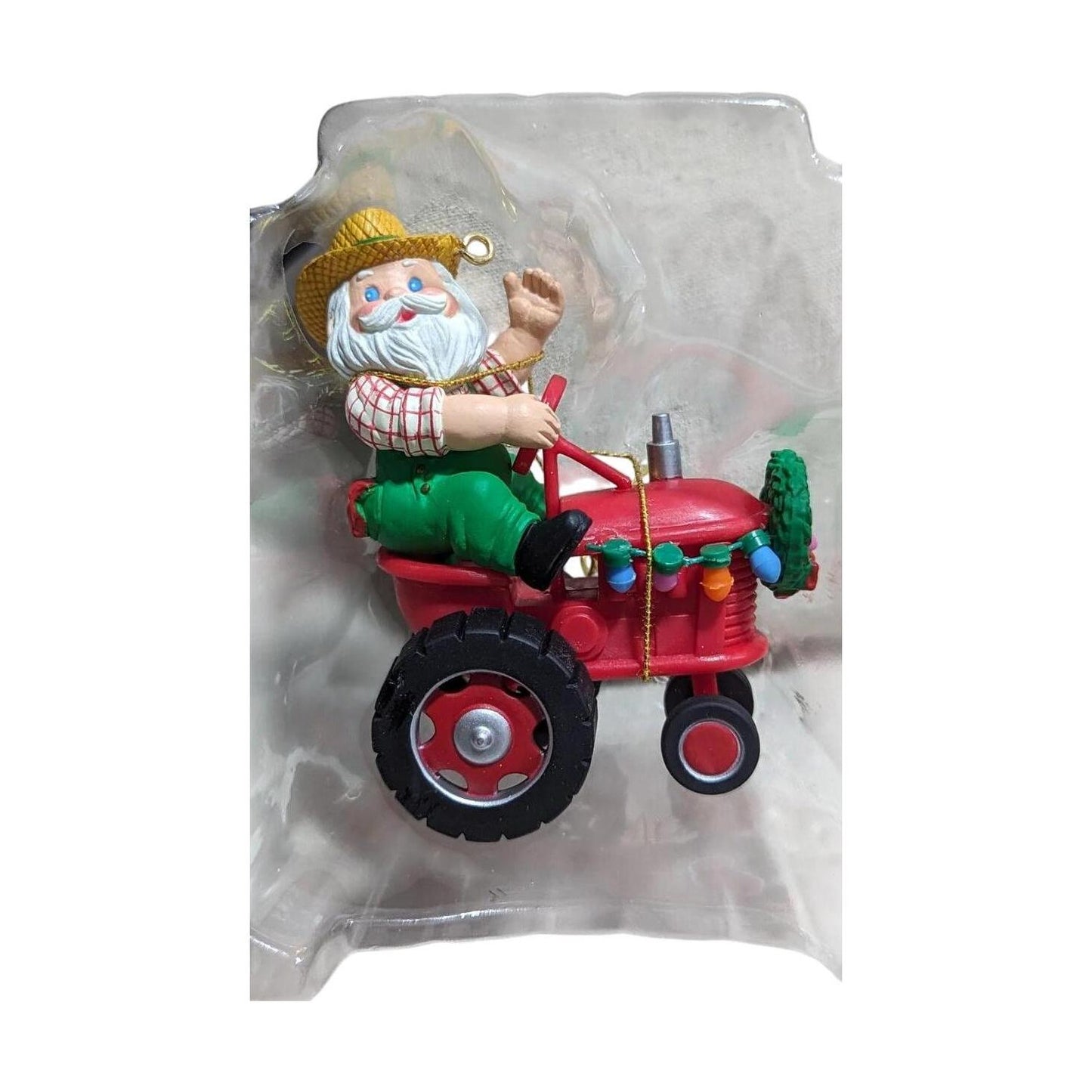 1989 Hoe! Hoe! Hoe! - First in the "Travelin' Santa Series Enesco Ornament (Santa Claus) 564761 Image9