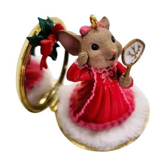 1989 "I Feel Pretty" First in the "Miss Merry Mouse" Series Enesco Ornament (Mouse) 565024