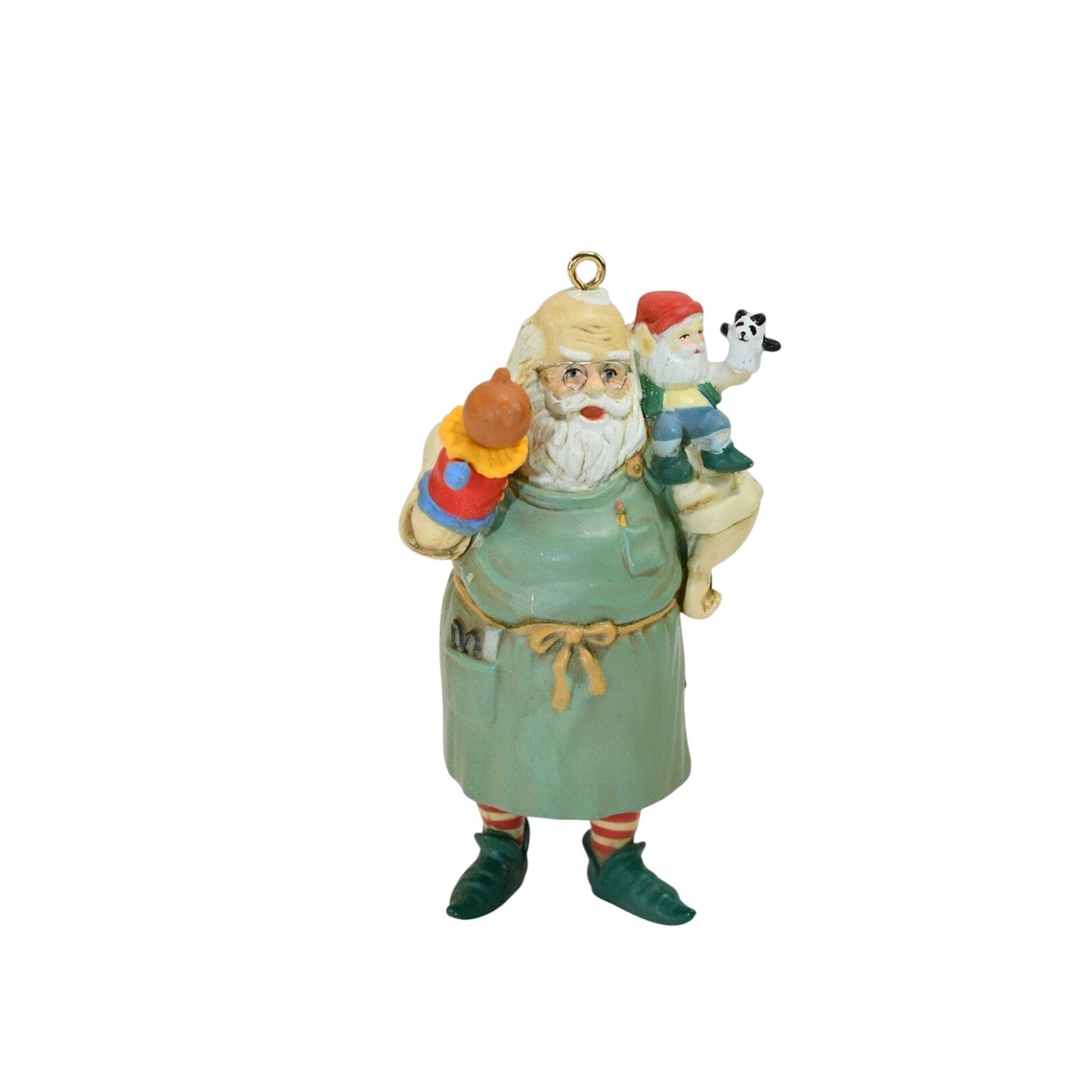 1989 In the Workshop Carlton Cards Ornaments (Toymaker Santa) 102343-8