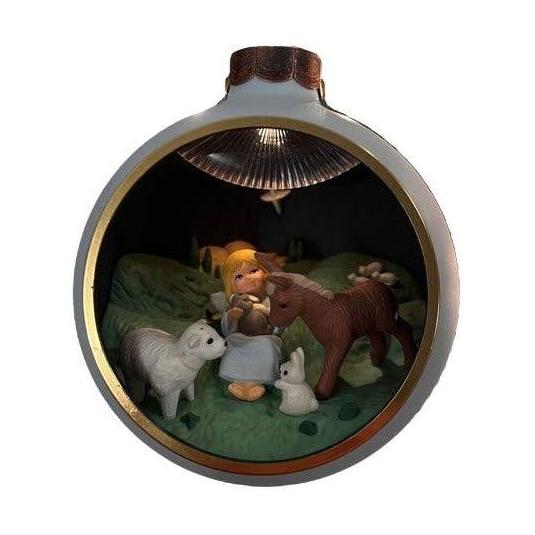 1989 The Animal Speak Hallmark Ornament (Nativity) QLX7232